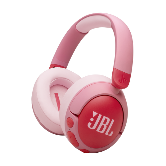 JBL Junior 470NC - Pink - Wireless over-ear noise cancelling kids headphones - Hero image number null